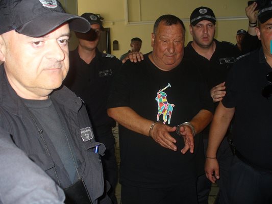 Валентин Желев днес в съда в Казанлък
Снимка: Ваньо Стоилов