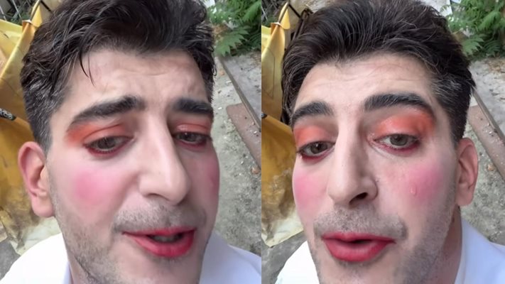 Сашо Кадиев в женски грим: Не е лесно да си актьор