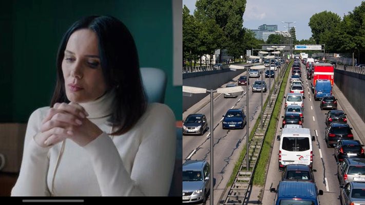 Мария Силвестър виси 1 час в задръстване заради протеста срещу еврото