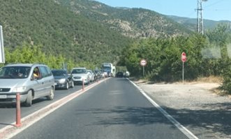 Тапа към Гърция се образува в Кресненското дефиле