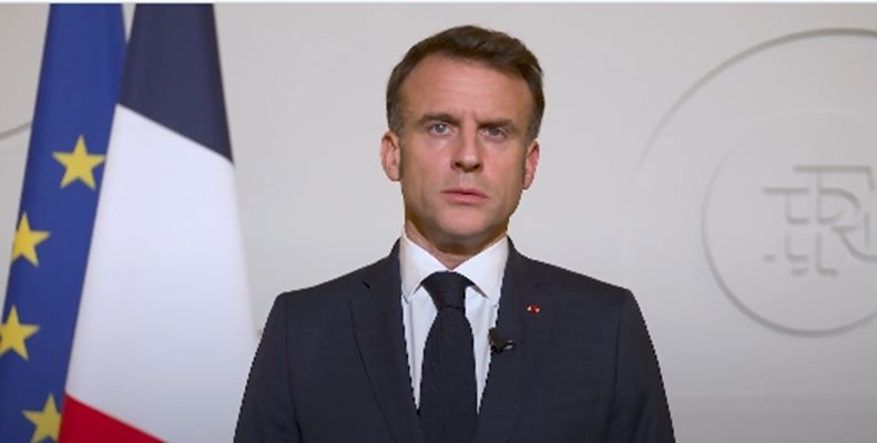 Президентът Еманюел Макрон
СНИМКА: Екс/ @EmmanuelMacron