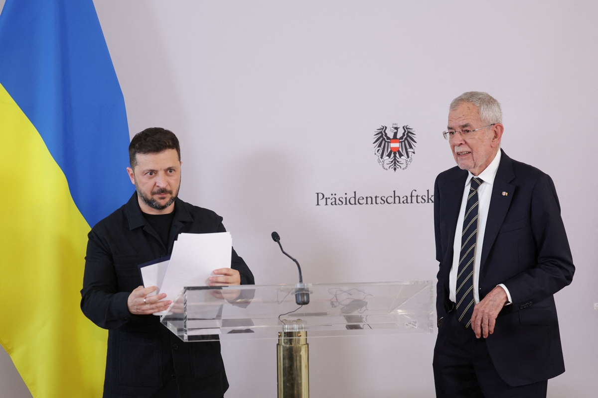 Президентът на Австрия: Хората в Украйна не желаят да бъдат поданици на Русия
